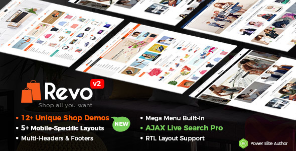 Revo v2.5.0 -多用途WooCommerce WordPress主题